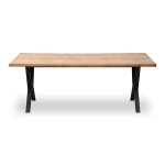 Τραπέζι Walter Megapap Mdf - μεταλλικό χρώμα ακακίας 200x100x75εκ. - Image 4