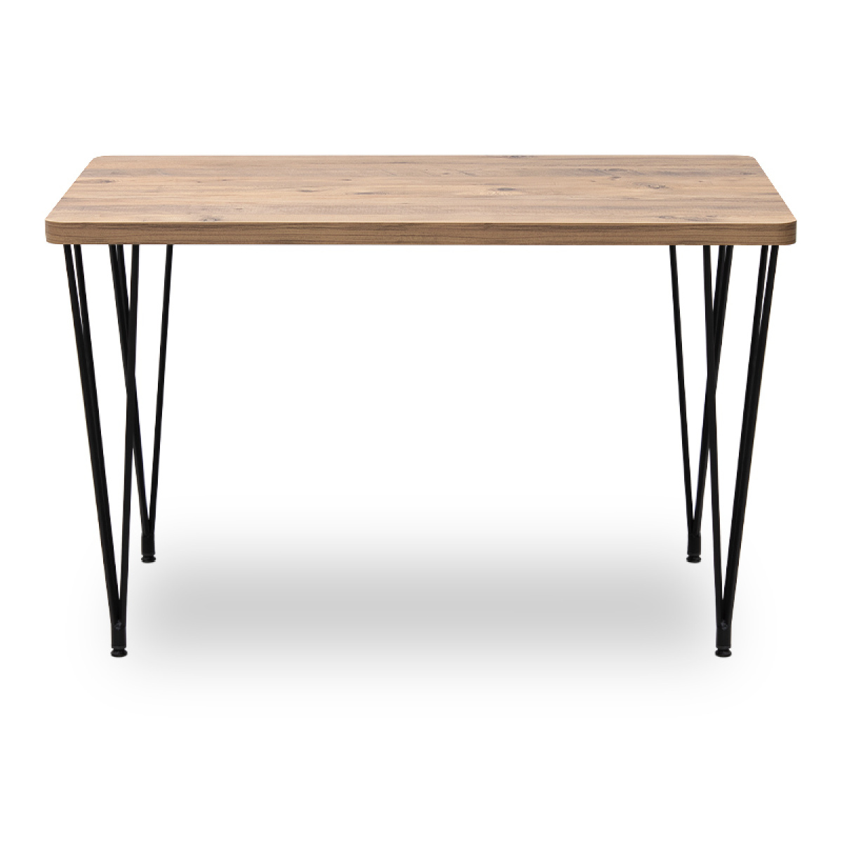 Τραπέζι Roger Megapap Mdf - μεταλλικό χρώμα ακακίας 120x70x75εκ. - Image 3