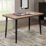 Τραπέζι Levico Megapap Mdf - μεταλλικό χρώμα ακακίας 120x70x75εκ. - Image 2