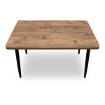 Τραπέζι Levico Megapap Mdf - μεταλλικό χρώμα ακακίας 120x70x75εκ. - Image 4