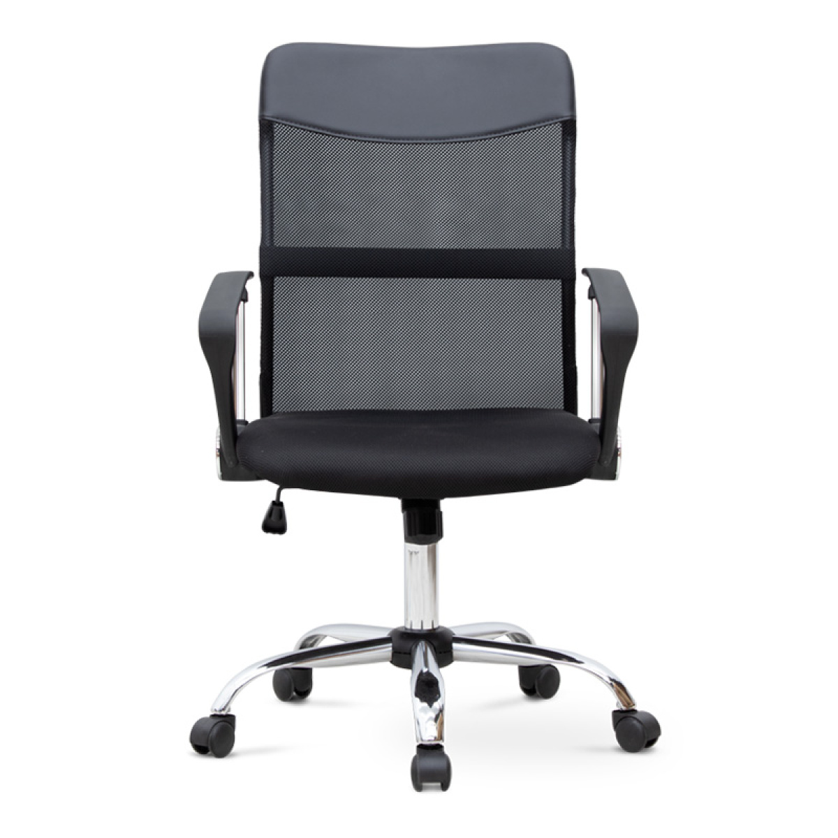 Καρέκλα γραφείου Franco Megapap με ύφασμα Mesh χρώμα μαύρο 59x57x95/105εκ. - Image 4