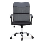 Καρέκλα γραφείου Franco Megapap με ύφασμα Mesh χρώμα μαύρο 59x57x95/105εκ. - Image 4