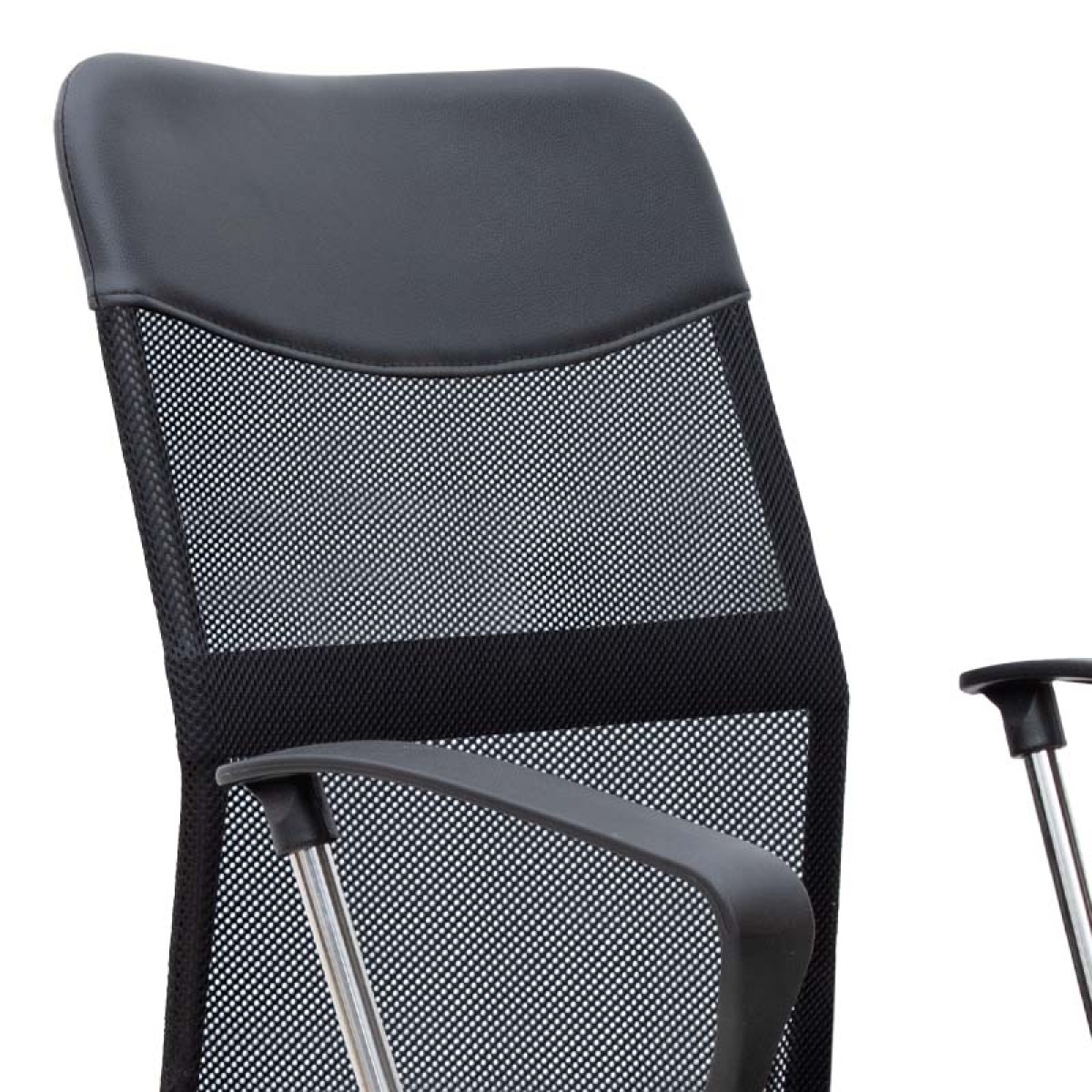 Καρέκλα γραφείου Franco Megapap με ύφασμα Mesh χρώμα μαύρο 59x57x95/105εκ. - Image 7