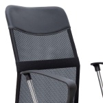Καρέκλα γραφείου Franco Megapap με ύφασμα Mesh χρώμα μαύρο 59x57x95/105εκ. - Image 7