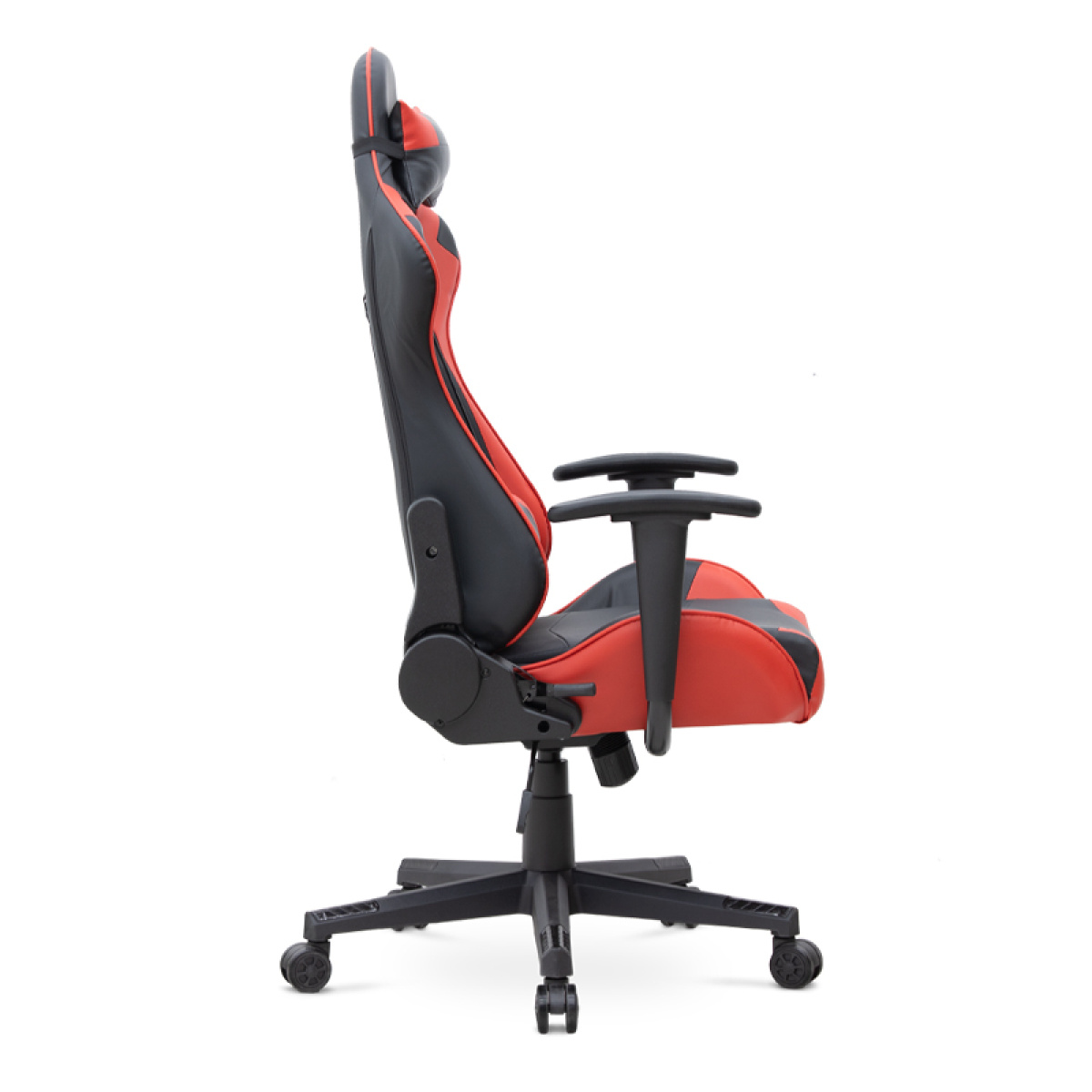 Καρέκλα γραφείου Gaming Alonso Megapap από τεχνόδερμα χρώμα κόκκινο - μαύρο 67x70x125/135 εκ. - Image 5