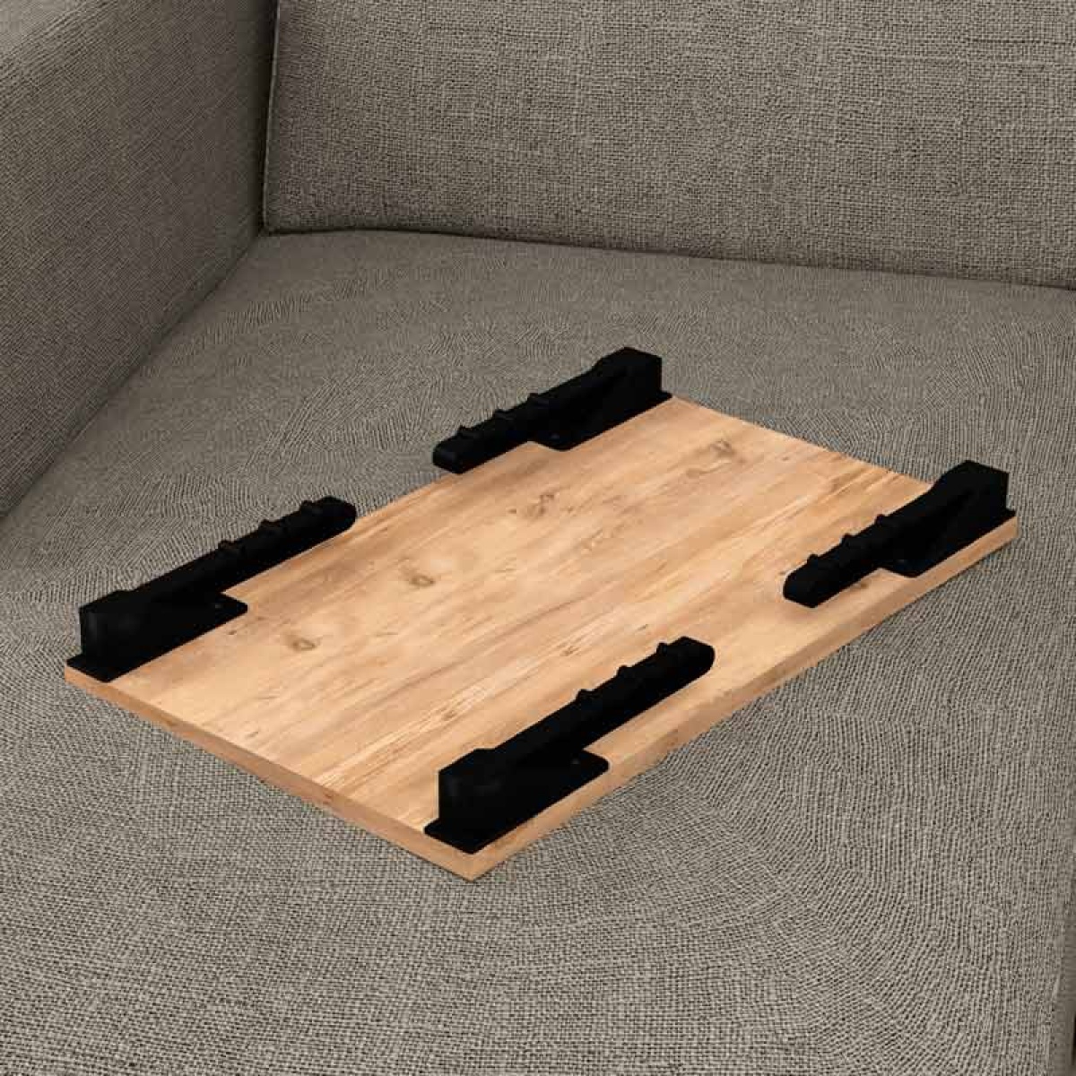 Τραπεζάκι laptop Sidon Megapap από μελαμίνη χρώμα pine oak 60x35,5x23,5εκ. - Image 3