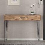 Κονσόλα μελαμίνης Rochel Megapap χρώμα atlantic pine 120x35x89,8εκ. - Image 3