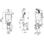 GR5001  ΚΑΖΑΝΑΚΙ ΕΝΤΟΙΧΙΣΜΕΝΟ CREAVIT 3/6 L ΜΕ ΜΕΤΑΛΛΙΚΑ ΠΟΔΙΑ - Image 2