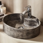 FON052A FONTANA ANTHRACITE ΝΙΠΤΗΡΑΣ  52x42x13cm