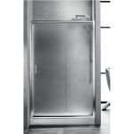 NEW TEMA Συρόμενη Πόρτα Εισόδου Δίφυλλη Frosted - NT 120 F 120Χ180cm