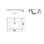 SU060 ΝΙΠΤΗΡΑΣ ΕΠΙΠΛΟΥ SLIM 60 cm (TR) - Image 2