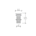 95602 ΒΑΛΒΙΔΑ ΝΙΠΤΗΡΟΣ POP-UP 10,5cm ΧΩΡΙΣ ΥΠΕΡΧΕΙΛΗΣΗ XΡΩΜΕ - Image 2