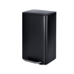 ΚΑΔΟΣ ΑΠΟΡΡΙΜΑΤΩΝ CUBIC SOFT CLOSE 30lt ΜΑΥΡΟΣ - Image 2