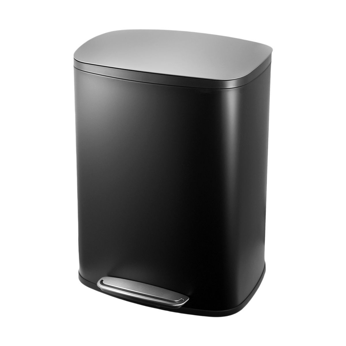 ΚΑΔΟΣ ΑΠΟΡΡΙΜΑΤΩΝ SOLOPRIME SOFT CLOSE 50lt ΜΑΥΡΟΣ - Image 2