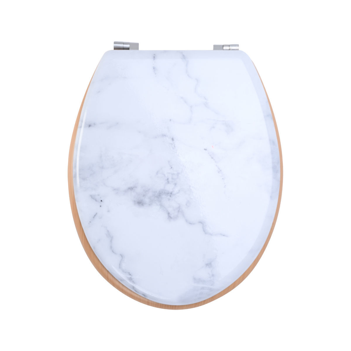 ΚΑΠΑΚΙ ΛΕΚΑΝΗΣ MARBLE ΜΕ ΜΕΝΤΕΣΕΔΕΣ ΑΠΟ ΚΡΑΜΑ ΨΕΥΔΑΡΓΥΡΟΥ - Image 2