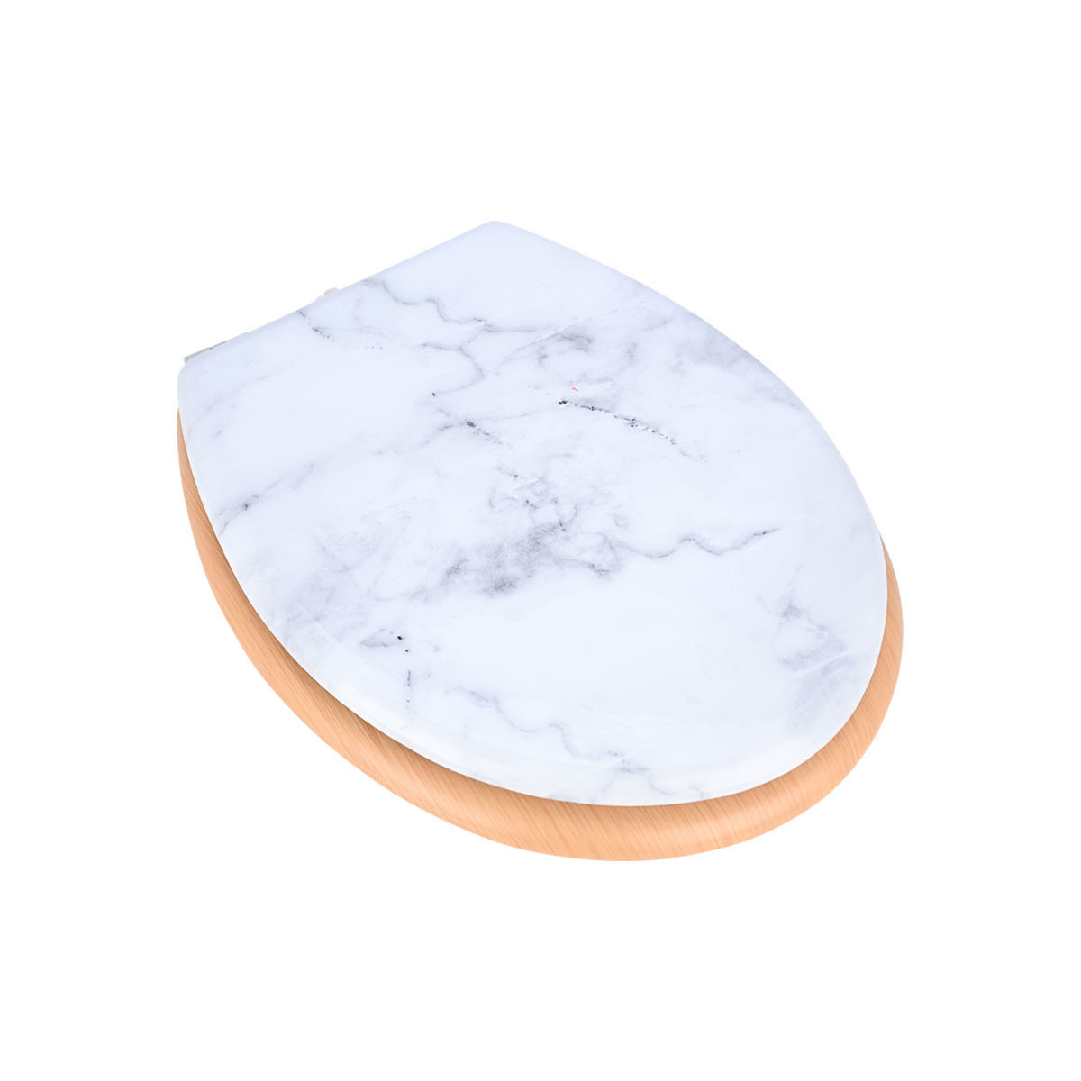 ΚΑΠΑΚΙ ΛΕΚΑΝΗΣ MARBLE ΜΕ ΜΕΝΤΕΣΕΔΕΣ ΑΠΟ ΚΡΑΜΑ ΨΕΥΔΑΡΓΥΡΟΥ - Image 3