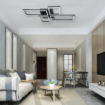 InLight Πλαφονιέρα οροφής LED 60W 3CCT σε χρυσαφί απόχρωση D:95cm (6049-GL) - Image 2