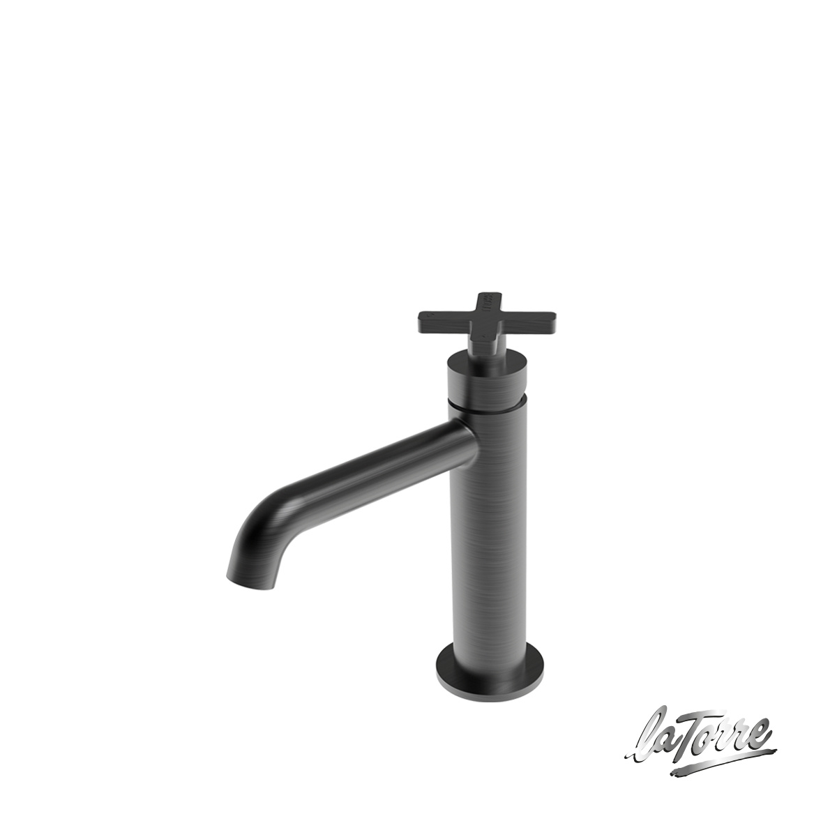 ΜΠΑΤ.ΝΙΠΤ.+ΒΑΛΒ.CLIC-CLAC ELLE CROSS LA TORRE BLACK BRUSHED - Image 2