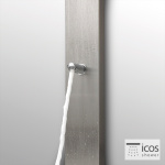 ΣΤΗΛΗ ΝΤΟΥΖ NEDA ICOS ΕΠΙΔΑΠΕΔΙΑ ΥΨΟΣ 210 εκ. INOX - Image 3