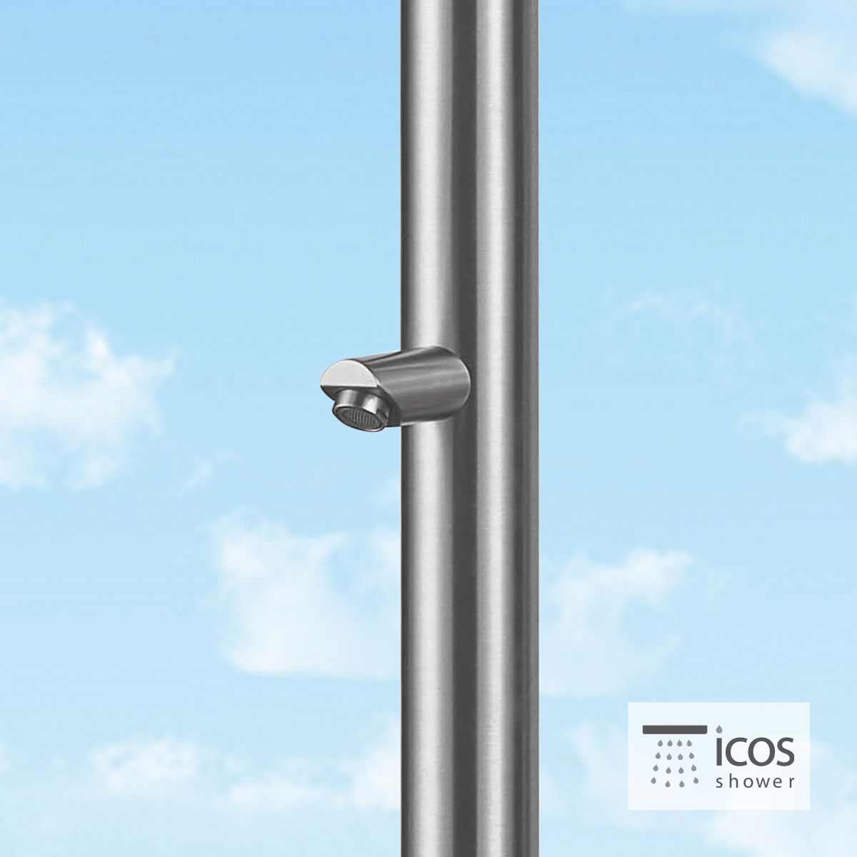 ΣΤΗΛΗ ΝΤΟΥΖ LEA ΜΕ ΜΙΚΤΗ ICOS ΕΠΙΔΑΠΕΔΙΑ ΥΨΟΣ 230 εκ. INOX - Image 5