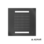ΚΕΦΑΛΗ ΟΡΟΦ.TEMPTATION 30x30 ΧΡΩΜΑΤ/ΠΕΙΑ ALMAR INOX PVD BLACK BRUSHED