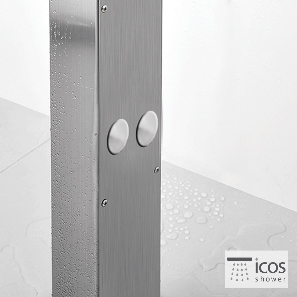 ΣΤΗΛΗ ΝΤΟΥΖ NEDA ΜΕ ΜΙΚΤΗ ICOS ΕΠΙΔΑΠΕΔΙΑ ΥΨΟΣ 210 εκ. INOX - Image 5