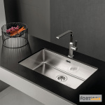 ΝΕΡΟΧΥΤΗΣ SQUADRO 75x44 FORTINOX INOX ΛΕΙΟ - Image 2