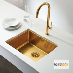 ΝΕΡΟΧ.ΥΠΟΚ/ΝΟΣ SQUADRO 54x44 FORTINOX INOX PVD BRUSHED GOLD - Image 2