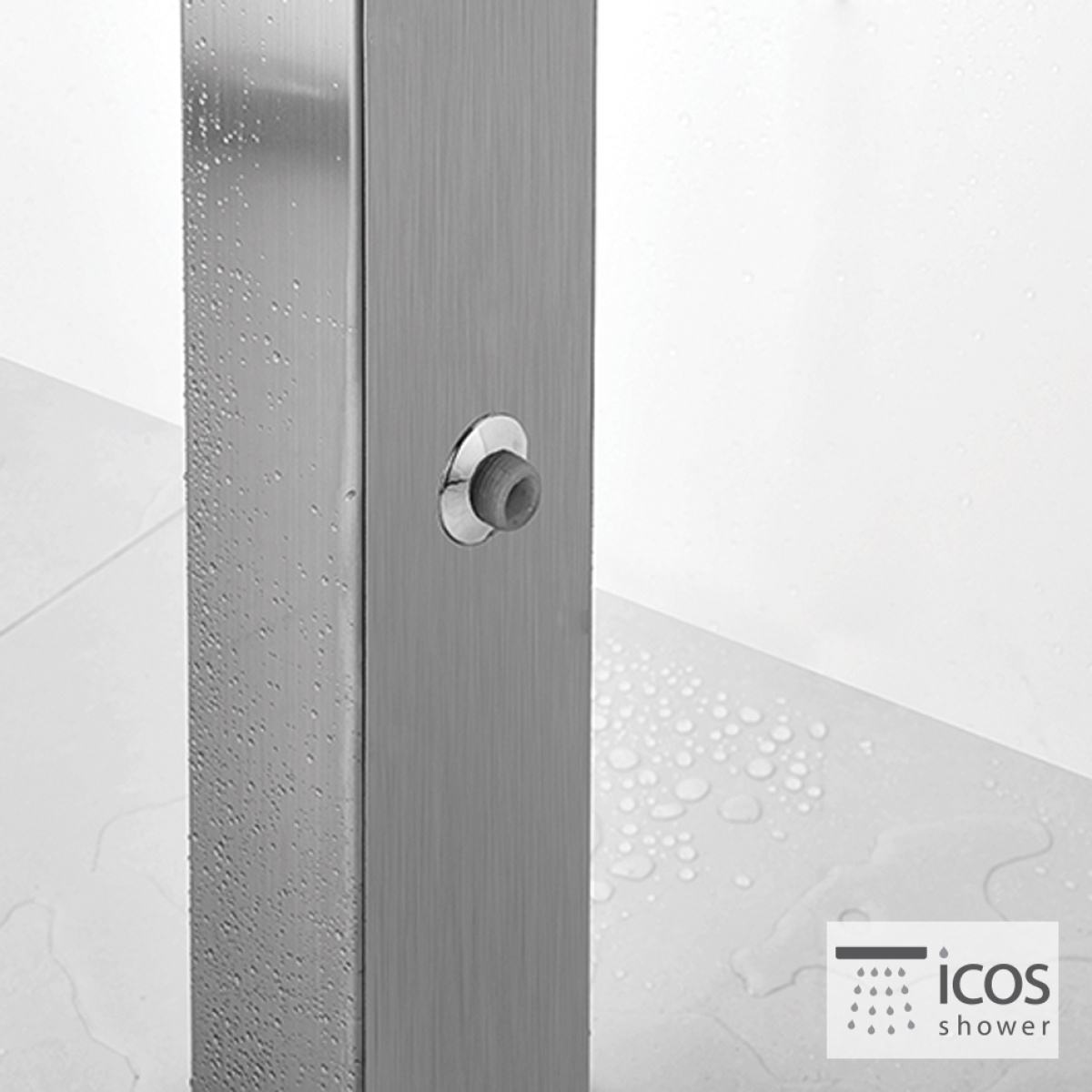 ΣΤΗΛΗ ΝΤΟΥΖ DIKE ICOS ΕΠΙΔΑΠΕΔΙΑ ΥΨΟΣ 208 εκ. INOX - Image 4
