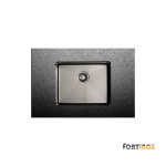ΝΕΡΟΧ.ΥΠΟΚ/ΝΟΣ SQUADRO 54x44 FORTINOX INOX PVD BLACK BRUSHED