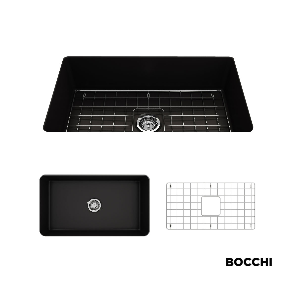 ΝΕΡΟΧ.ΕΝΘΕΤΟΣ/ΥΠΟΚ/ΝΟΣ  81x48 BOCCHI BLACK MATT - Image 2