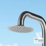 ΣΤΗΛΗ ΝΤΟΥΖ LEA ΜΕ ΜΙΚΤΗ ICOS ΕΠΙΔΑΠΕΔΙΑ ΥΨΟΣ 230 εκ. INOX - Image 4