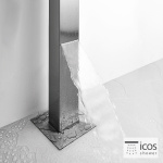 ΣΤΗΛΗ ΝΤΟΥΖ DIKE ICOS ΕΠΙΔΑΠΕΔΙΑ ΥΨΟΣ 208 εκ. INOX - Image 3
