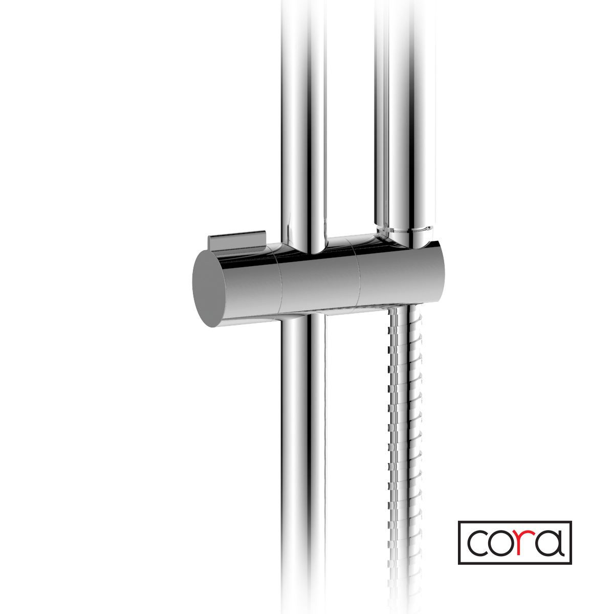 ΜΠΑΤ.ΝΤΟΥΖ+ΣΤΑΘΕΡΗ ΚΟΛΩΝΑ+ΚΕΦΑΛΗ CORA CHROME - Image 3