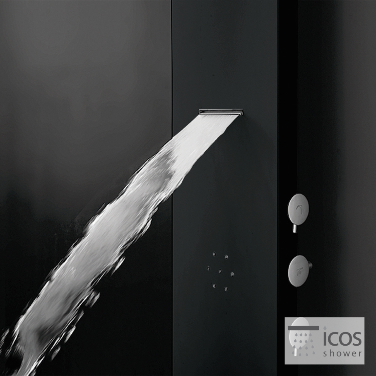ΣΤΗΛΗ ΝΤΟΥΖ ASTREA ICOS ΥΨΟΣ 140 εκ. BLACK MATT - Image 2