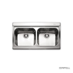 ΝΕΡΟΧΥΤΗΣ IRIS 89,7Χ51 APELL INOX SILVER GLASS - Image 2