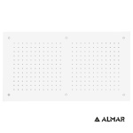 ΚΕΦΑΛΗ ΟΡΟΦ.TEMPTATION 70x38 ALMAR INOX WHITE MATT
