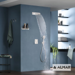 ΚΕΦΑΛΗ ΝΤΟΥΖ ΚΑΤΑΡΡΑΚΤΗΣ XL 34,6x8 ALMAR INOX CHROME - Image 3
