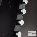 ΣΤΗΛΗ ΝΤΟΥΖ ASTREA ICOS ΥΨΟΣ 140 εκ. BLACK MATT - Image 4