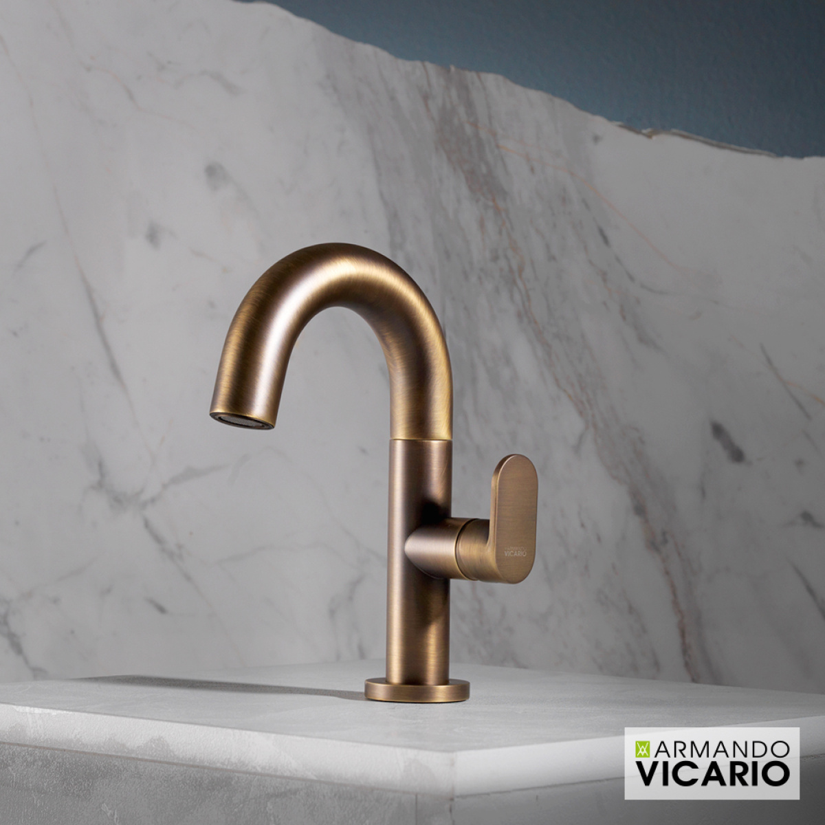 ΜΠΑΤ.ΝΙΠΤ. SLIM VICARIO ANTIQUE BRASS - Image 2