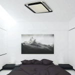 InLight Πλαφονιέρα οροφής LED 60W 3CCT από αλουμίνιο σε μαύρη απόχρωση D:43cm (42171-Μαύρο) - Image 2