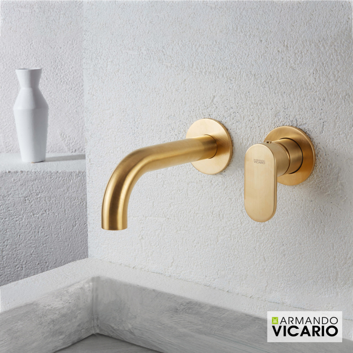 ΜΠΑΤ.ΝΙΠΤ. ΤΟΙΧΟΥ SLIM VICARIO BRUSHED GOLD - Image 2