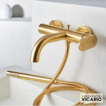 ΜΠΑΤ.ΛΟΥΤΡΟΥ SLIM VICARIO BRUSHED GOLD - Image 2
