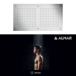 ΚΕΦΑΛΗ ΟΡΟΦ.TEMPTATION 70x38 ALMAR INOX CHROME - Image 2