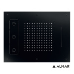 ΚΕΦΑΛΗ ΟΡΟΦ.TEMPTATION 63x48 ALMAR INOX BLACK MATT