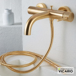 ΜΠΑΤ.ΛΟΥΤΡΟΥ INDUSTRIAL VICARIO BRUSHED GOLD - Image 2