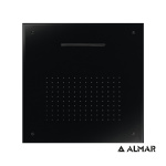 ΚΕΦ.ΟΡΟΦ.TEMPTATION 50x50 ALMAR INOX BLACK MATT