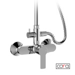 ΜΠΑΤ.ΝΤΟΥΖ+ΣΤΑΘΕΡΗ ΚΟΛΩΝΑ+ΚΕΦΑΛΗ CORA CHROME - Image 2