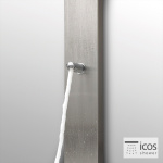 ΣΤΗΛΗ ΝΤΟΥΖ NEDA ΜΕ ΜΙΚΤΗ ICOS ΕΠΙΔΑΠΕΔΙΑ ΥΨΟΣ 210 εκ. INOX - Image 3