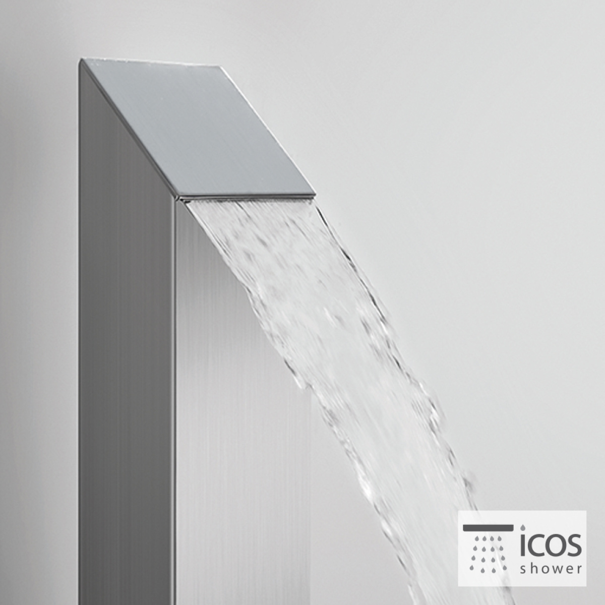 ΣΤΗΛΗ ΝΤΟΥΖ DIKE ICOS ΕΠΙΔΑΠΕΔΙΑ ΥΨΟΣ 208 εκ. INOX - Image 2